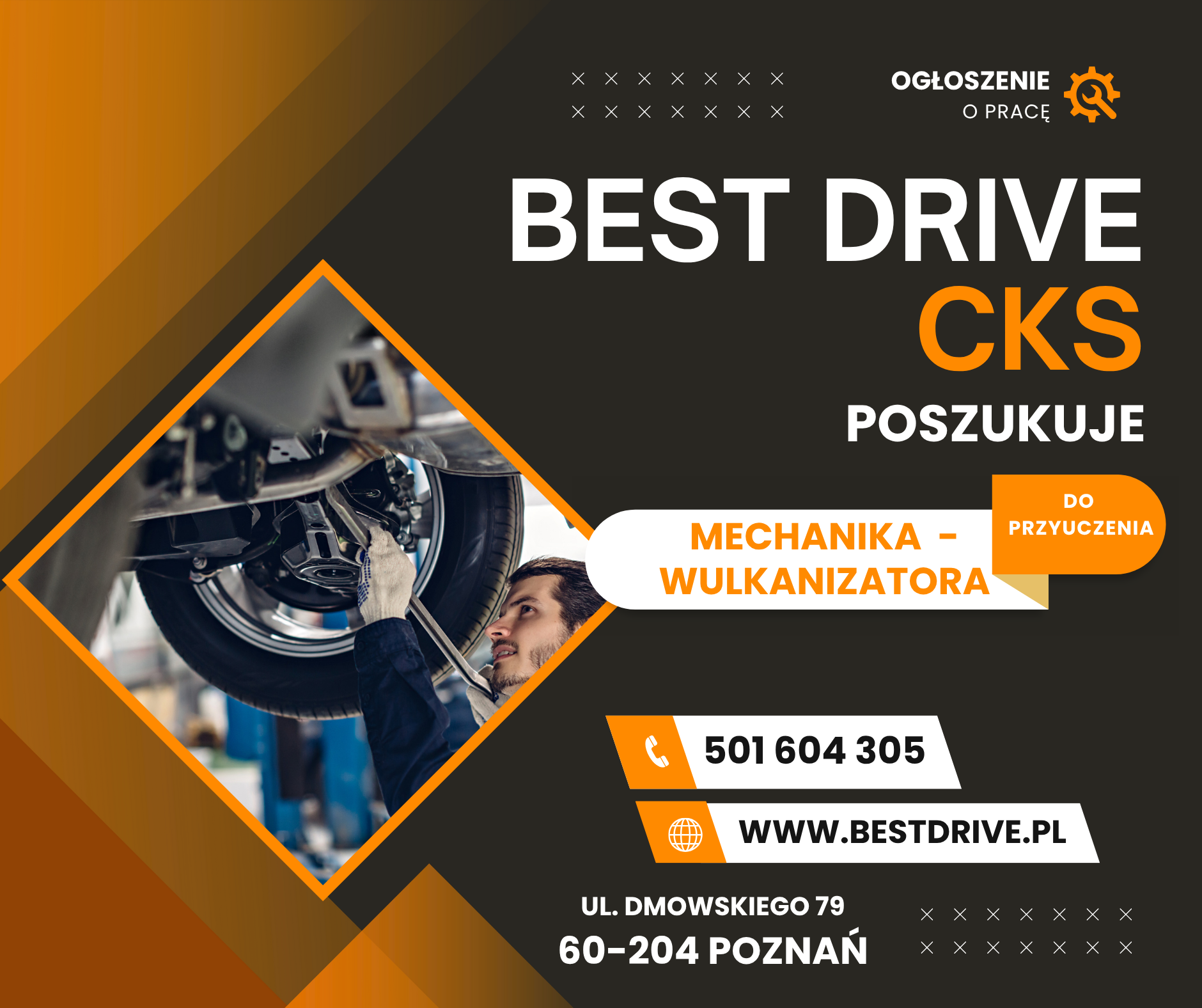 Black and Red Modern Oil Change and Services Facebook Post 2